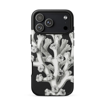 Corallo - Custodia per iPhone con illustrazione di vita marina di Ernst Haeckel, 17 Pro Max / Opaca, Custodie per telefoni cellulari, Toby Leon