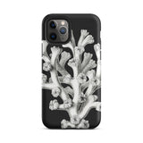 Coral - Ernst Haeckel Marine Life Illustration Phone Case Iphone 11 Pro / Matte Black Phone Case Coral Design Ernst Haeckel, Haeckel’s
