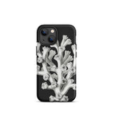 Coral - Ernst Haeckel Marine Life Illustration Phone Case Iphone 13 Mini / Matte Black Phone Case Coral Design Ernst Haeckel, Haeckel’s