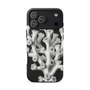 Coral - Ernst Haeckel Marine Life Illustration Phone Case, Ernst Haeckel, Haeckel’s Masterful Precision, Vintage Marine Life