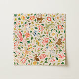 Crittersweet Symphony - Asian Fabric Art Print / Canvas, 12x12’’ / 31x31cm / Unframed / no Border, Posters Prints & Visual Artwork, Toby
