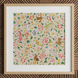 Crittersweet Symphony - Asian Fabric Art Print / Canvas, Crittersweet Symphony, 12th-14th Century Asian Textile, Captivating Decorative