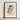 Framed Watercolor Painting Figure Soft Muted Tones Sleek Crouching Nude, Black Stockings, Shoulders Sealed Shut, Sentence Left Unfinished,