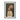Crystal Clear - Modern Rococo Era Fashion Art Print, Framed Portrait Person Elaborate Pink Attire