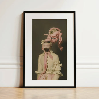 Crystal Clear - Modern Rococo Era Fashion Art Print / Canvas, Rococo Era Fashion, Modern Rococo, Rococo Dream Distorted, this Figure