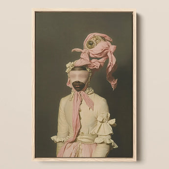 Crystal Clear - Modern Rococo Era Fashion Art Print / Canvas, Rococo Era Fashion, Modern Rococo, Rococo Dream Distorted, this Figure