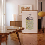 Cut Glass Jelly Jar - Dorothy Posten decoratieve kunstprint / Canvas, Posters Prints & Visual Artwork, Toby Leon