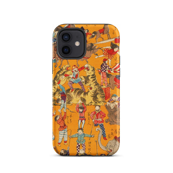 Daikyokubam - Custodia per iPhone con arte circense giapponese, 12 / Opaca, Custodie per telefoni cellulari, Toby Leon