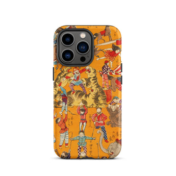 Daikyokubam - Custodia per iPhone con arte circense giapponese, 13 Pro / Opaca, Custodie per telefoni cellulari, Toby Leon