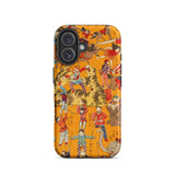Daikyokubam - Custodia per iPhone con arte circense giapponese, 16 / Opaca, Custodie per telefoni cellulari, Toby Leon