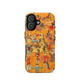Daikyokubam - Custodia per iPhone con arte circense giapponese, 17 / Opaca, Custodie per telefoni cellulari, Toby Leon