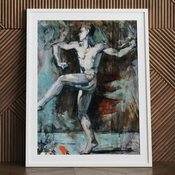 Dancer - Francis Campbell Boileau Cadell Kunstdruck / Leinwand, 24x32’’ / 61x81cm / Weißer Rahmen / Passepartout, Poster, Drucke & visuelle Kunstwerke,