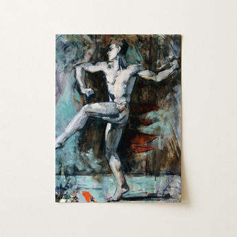 Dancer - Francis Campbell Boileau Cadell Art Print / Canvas, 12x16’’ / 31x41cm / Unframed / no Border, Posters Prints & Visual Artwork,
