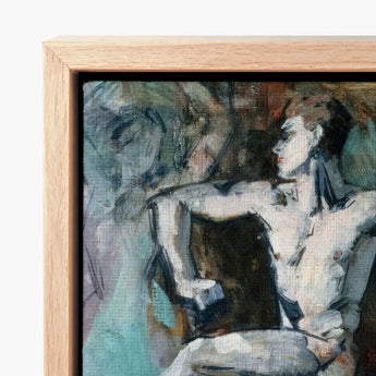 Dancer - Francis Campbell Boileau Cadell Art Print / Canvas Framed Painting Abstract Impressionistic Depiction Nude Figure Translates,