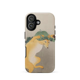 Zorro danzante con sombrero de hoja de loto - Funda para iPhone de Ohara Koson, 17 / Mate, Fundas para móvil, Toby Leon