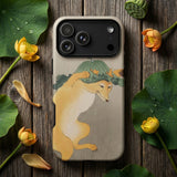 Zorro danzante con sombrero de hoja de loto - Funda para iPhone de Ohara Koson, Fundas para móvil, Toby Leon