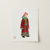 Dandy - Qing Dynasty Art Print / Canvas, 11x14’’ / 28x36cm / Unframed / no Border, Posters Prints & Visual Artwork, Toby Leon