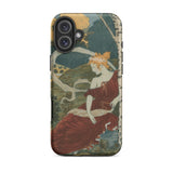 Dans Les Bois - Eugene Grasset Phone Case Iphone 16 Plus / Matte Art Nouveau Phone Case Eugène Grasset’s Dans, Dusk, Half Sylph, Grasset