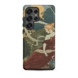 Dans Les Bois - Eugene Grasset Phone Case Samsung Galaxy S25 Ultra / Matte Phone Case Art Nouveau-style Illustration Woman Red Gown Eugène