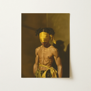 Daring - Gay Latino BDSM Couture Kunstdruk / Canvas