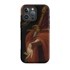 David - Pietro Novelli Baroque Art Iphone Case, 16 Pro Max / Matte, Phone Case Painting Hand Sword