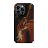 David - Pietro Novelli Baroque Art Iphone Case 14 Pro Max / Matte Phone Case Painting Hand Sword Pietro Novelli Baroque, Baroque Art,