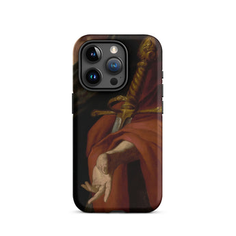 David - Pietro Novelli Baroque Art Iphone Case 15 Pro / Matte Phone Case Sword Hand Design Pietro Novelli Baroque, Baroque Art,