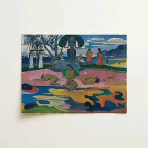 Day of the God - Paul Gauguin Art Print / Canvas, 16x12’’ / 41x31cm / Unframed / no Border, Posters Prints & Visual Artwork, Toby Leon