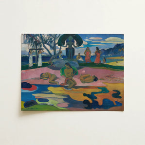 Day of the God - Paul Gauguin Art Print / Canvas, Paul Gauguin’s Day of the God, Post-impressionist Art Print, Gauguin’s Mesmerizing World