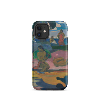 Day of the God - Paul Gauguin Phone Case Iphone 12 Mini / Matte Art-adorned Phone Case Paul Gauguin, Post-impressionist Art, Gauguin Day