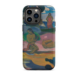 Day of the God - Paul Gauguin Phone Case Iphone 14 Pro Max / Matte Art-adorned Phone Case Paul Gauguin, Post-impressionist Art, Gauguin Day