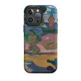 Day of the God - Paul Gauguin Phone Case Iphone 16 Pro Max / Matte Artistic Phone Case Paul Gauguin, Post-impressionist Art, Gauguin Day