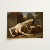 Death of Abel - Francois Xavier Fabre Fine Art Print / Canvas, 16x12’’ / 41x31cm / Unframed / no Border, Posters Prints & Visual Artwork,