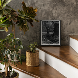 Death-fires Dancing Around the Becalmed Ship - Gustave Dore Art Print, Framed Black White Artwork Dark Dramatic Scene Winged