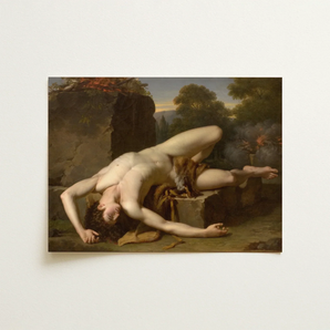 Death of Abel - Francois Xavier Fabre Fine Art Print / Canvas, Collapsed Epiphany Prints