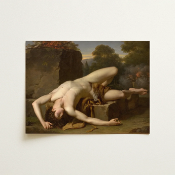 Death of Abel - Francois Xavier Fabre Fine Art Print / Canvas, Collapsed Epiphany Prints