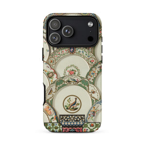 Decorative Plates - Auguste Racinet Phone Case Iphone 17 Pro Max / Matte Green Floral Iphone 12 Case Peacock Design Layered Auguste Racinet