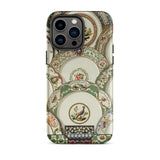 Decorative Plates - Auguste Racinet Phone Case Iphone 14 Pro Max / Matte Iphone Case Vintage Plate Pattern Auguste Racinet Art, Exquisite