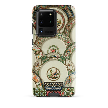 Decorative Plates - Auguste Racinet Phone Case Samsung Galaxy S20 Ultra / Matte Decorative Phone Case Intricate Pattern Vintage Porcelain