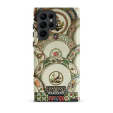 Decorative Plates - Auguste Racinet Phone Case Samsung Galaxy S22 Ultra / Matte Intricate Design Vintage Porcelain Floral Art, Exquisite,
