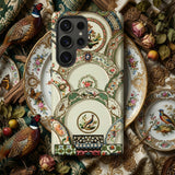 Decorative Plates - Auguste Racinet Phone Case Vintage-inspired Phone Case Intricate Design Ornate Porcelain Plates Auguste Racinet Art,