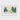 White-framed Artwork Stylized Deer Trees Muted Green Beige Kamisaka Sekka Woodland, Forest, Teal-green Pine