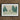 Black Framed Deer Artwork Green Beige Background Minimalist Kamisaka Sekka Woodland, Forest, Teal-green Pine