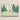 Framed Minimalist Artwork Stylized Deer Trees Muted Teal Kamisaka Sekka Woodland, Forest, Teal-green Pine