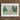 White Framed Deer Print Canvas Wall Art Kamisaka Sekka Woodland, Forest, Teal-green Pine