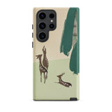 Deer from Momoyogusa - Kamisaka Sekka Phone Case, Samsung Galaxy S23 Ultra / Matte, Mobile Cases, Toby Leon