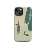 Deer from Momoyogusa - Kamisaka Sekka Phone Case Iphone 14 / Matte Deer-themed Sekka’s, Mobile Cases