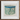 Delicate Blue Box - Decorative 1930s Art Print, 12x12’’ / 31x31cm / White Frame / 2’’ Matboard, Oval Hatbox Blue Lid Teal White Floral