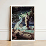 Departure from the Land of Cyclops - Friedrich Preller Elder Art Print / Canvas Framed Classical Scene Nude Figures Boat, Paints Odysseus,