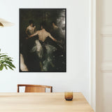 Dipping - Gay Grunge Baroque Ballet Art Print / Canvas, Gay Grunge Baroque, Lumbar Dip Ballet Art Print, Deltoid Ridge Grunge Baroque